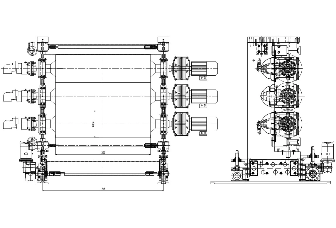 Three roller calander unit basic parameter and safety operation instruction